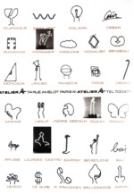 Lampes néon du collectif de l'atelier A